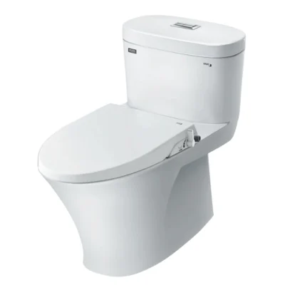 Bồn cầu INAX AC-959A+CW-S15VN/ BW1 (AC959A) 1 khối nắp rửa cơ S15VN