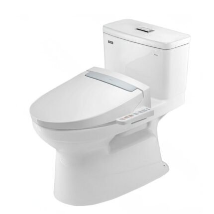 Bồn cầu INAX AC-969+CW-H20VN/ BW1 (AC969) 1 khối nắp điện tử CW-H20VN