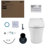 Bồn cầu INAX AC-1008VRN/ BW1 (AC1008VRN) 1 khối nắp êm CF-1008VS - Ảnh 2