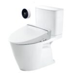 Bồn cầu INAX ACT-602+CW-KB22AVN/ BW1 (ACT602VN) 2 khối nắp điện tử CW-KB22AVN, xả không chạm