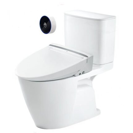 Bồn cầu INAX ACT-602+CW-KB22AVN/ BW1 (ACT602VN) 2 khối nắp điện tử CW-KB22AVN, xả không chạm