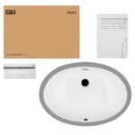 Chậu rửa mặt lavabo INAX AL-2216V/ BW1 (AL2216V) âm bàn - Ảnh 6