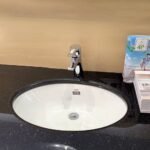 Chậu rửa mặt lavabo INAX AL-2216V/ BW1 (AL2216V) âm bàn - Ảnh 3