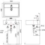 Chậu rửa mặt lavabo INAX AL-293VFC/ BW1 (AL293VFC) đặt bàn 1 lỗ - Ảnh 5