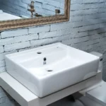 Chậu rửa mặt lavabo INAX AL-293VFC/ BW1 (AL293VFC) đặt bàn 1 lỗ - Ảnh 4