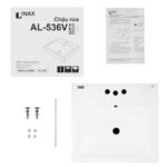 Chậu rửa mặt lavabo INAX AL-536VEC/ BW1 AL536VEC) đặt bàn 3 lỗ - Ảnh 2