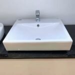 Chậu rửa mặt lavabo INAX AL-536VEC/ BW1 AL536VEC) đặt bàn 3 lỗ - Ảnh 4