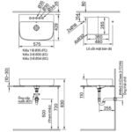 Chậu rửa mặt lavabo INAX  AL-632V/ BW1 (AL632V) đặt bàn - Ảnh 5