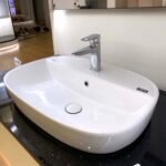 Chậu rửa mặt lavabo INAX AL-652VFC/ BW1 (AL652V) đặt bàn - Ảnh 2