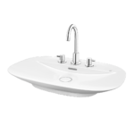 Chậu rửa mặt lavabo INAX AL-S640VGC/ BW1 (ALS620VGC) đặt bàn, 3 lỗ