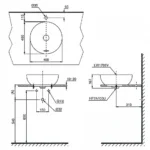 Chậu rửa mặt lavabo TOTO LT1706#XW đặt bàn - Ảnh 6