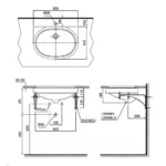 Chậu rửa mặt lavabo TOTO LT546#XW âm bàn - Ảnh 5