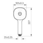 Tay sen INAX BF-SC8 (BFSC8) tăng áp - Ảnh 2
