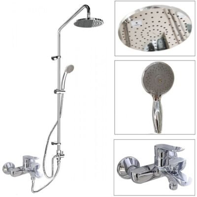 Sen cây INAX BFV-1115S-3C (BFV1115S3C) nóng lạnh, tay sen 3C massage 5 chế độ