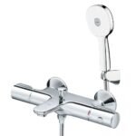 Vòi sen tắm INAX BFV-3413T-8C (BFV3413T8C) nhiệt độ, tay sen 8C tăng áp