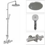 Sen cây INAX BFV-3415T-8C (BFV3415T8C) nhiệt độ, tay sen 8C tăng áp