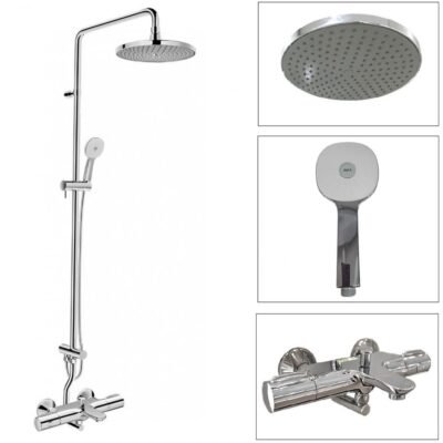 Sen cây INAX BFV-3415T-8C (BFV3415T8C) nhiệt độ, tay sen 8C tăng áp