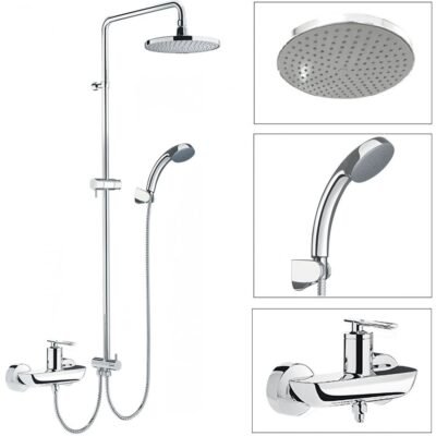 Sen Cây INAX BFV-41S-5C (BFV41S5C) nóng lạnh, tay sen 5C, 1 chế độ