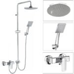 Sen cây INAX BFV-50S-5C (BFV50S5C) nóng lạnh, tay sen 5C, 1 chế độ