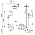 Sen cây INAX BFV-50S (BFV50S) nóng lạnh - Ảnh 5