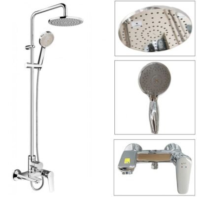 Sen cây INAX BFV-515S (BFV515S) nóng lạnh, tay sen 5C, 1 chế độ