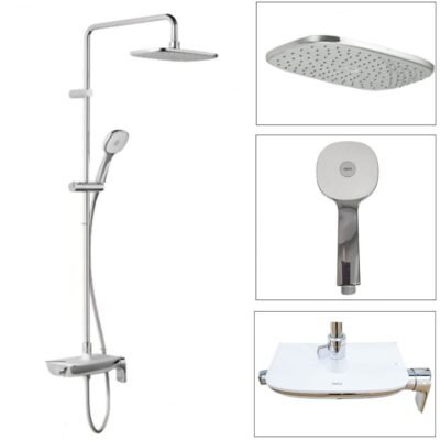 Sen Cây INAX BFV-615S-8C (BFV615S8C) nóng lạnh, tay sen 8C tăng áp