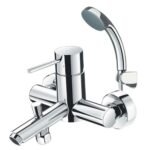 Vòi sen tắm INAX BFV-8000S-5C (BFV8000S5C) nóng lạnh, tay sen 5C, 1 chế độ