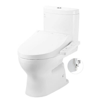 Bồn cầu TOTO CS325DRW16#W 2 khối nắp điện tử TCF23410AAA