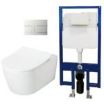 Bồn cầu TOTO CW542ME5U#NW1 treo tường nắp êm TC513A