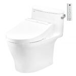 Bồn cầu TOTO MS887CRW15#XW 1 khối (Giấu dây) nắp điện tử TCF24460AAA, xả gạt