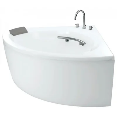 Bồn tắm TOTO PPY1353-3HPE#P dạng góc ngọc trai, bộ xả nhấn DB505R-2B