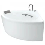 Bồn tắm TOTO PPY1353-3HPE#P/ TVBF412/ DB505R-2B đặt sàn góc, có tay vịn, kèm ống thải TVBF412