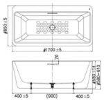 Bồn tắm American Standard BTAS6719 đặt sàn, dòng Acacia E - Ảnh 2