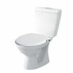 Bồn cầu INAX C-108A+CW-S15VN/ BW1 (C108VA) 2 khối nắp rửa cơ S15VN (xả gạt)