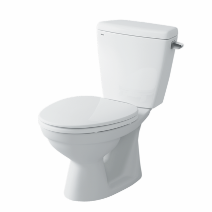 Bồn cầu INAX C-117VA/ BW1 (C117VA) 2 khối nắp đóng thường (xả gạt)