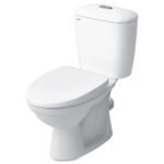 Bồn cầu INAX C-306VPTN/ BW1 (C306VPTN) 2 khối nắp đóng êm  CF-57VSAK (thoát ngang)