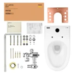 Bồn cầu INAX AC-22PVN/ BW1 (AC22PVN) treo tường nắp êm CF-700VS - Ảnh 4