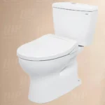Bồn cầu TOTO CS300DRE2#W 2 khối nắp êm TCW07S