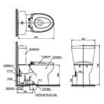 Bồn cầu TOTO CS300DT3Y1#W 2 khối nắp êm TC385VS - Ảnh 5