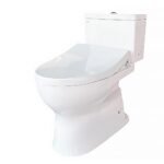 Bồn cầu TOTO CS302DE4#W 2 khối nắp rửa cơ TCW1211A