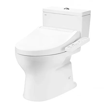 Bồn cầu TOTO CS302DW18#W 2 khối, nắp điện tử TCF23710AAA