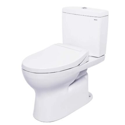 Bồn cầu TOTO CS320PDRE2#W (Thoát ngang) 2 khối, nắp rửa cơ TCW07S