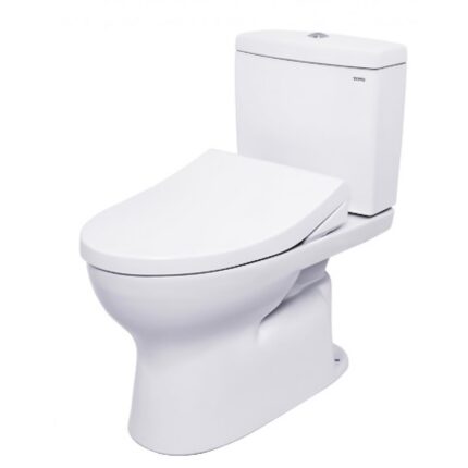 Bồn cầu TOTO CS320PDRE4#W (Thoát ngang) 2 khối, nắp rửa cơ TCW1211A