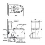 Bồn cầu TOTO CS325DRW16#W 2 khối nắp điện tử TCF23410AAA - Ảnh 5