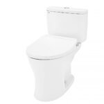 Bồn cầu TOTO CS735DE2#XW 2 khối nắp êm TCW07S