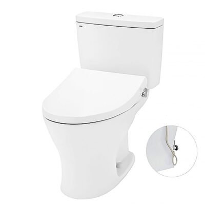 Bồn cầu TOTO CS735DE4#XW 2 khối nắp rửa cơ TCW1211A