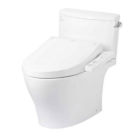 Bồn cầu TOTO CS767CRW17#XW 2 khối (Giấu dây), nắp điện tử TCF23460AAA