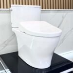 Bồn cầu TOTO CS767CRW23#XW 2 khối (Giấu dây), nắp điện tử TCF47360GAA - Ảnh 2