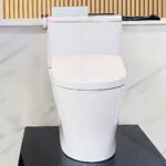 Bồn cầu TOTO CS767CRW23#XW 2 khối (Giấu dây), nắp điện tử TCF47360GAA - Ảnh 3