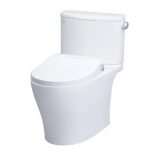 Bồn cầu TOTO CS767RE2#XW 2 khối, nắp rửa cơ TCW07S